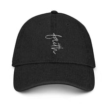 Load image into Gallery viewer, Faith Denim Hat