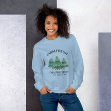 Load image into Gallery viewer, Farm Fresh Christmas Trees Sweatshirt