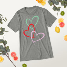 Load image into Gallery viewer, Triple Hearts t-shirt