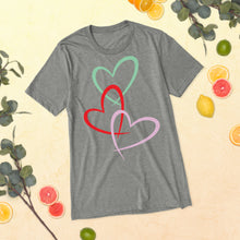 Load image into Gallery viewer, Triple Hearts t-shirt