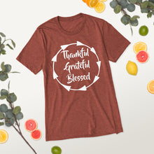 Load image into Gallery viewer, Thankful, Grateful, Blessed T-Shirt
