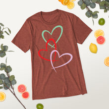 Load image into Gallery viewer, Triple Hearts t-shirt