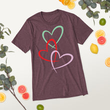 Load image into Gallery viewer, Triple Hearts t-shirt
