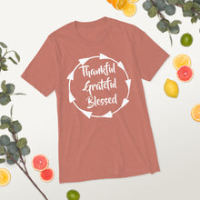 Load image into Gallery viewer, Thankful, Grateful, Blessed T-Shirt