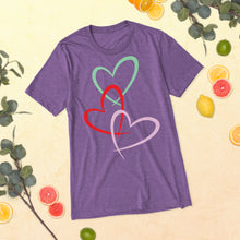 Load image into Gallery viewer, Triple Hearts t-shirt