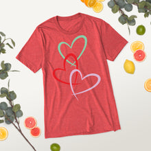 Load image into Gallery viewer, Triple Hearts t-shirt