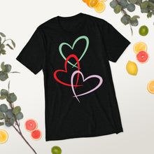 Load image into Gallery viewer, Triple Hearts t-shirt