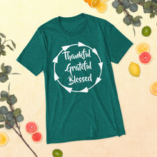 Load image into Gallery viewer, Thankful, Grateful, Blessed T-Shirt