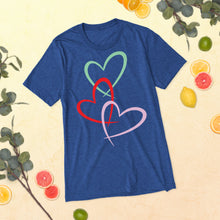 Load image into Gallery viewer, Triple Hearts t-shirt