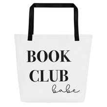 Load image into Gallery viewer, Book Club Babe Tote Bag
