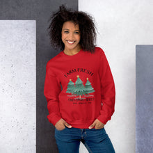 Load image into Gallery viewer, Farm Fresh Christmas Trees Sweatshirt
