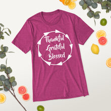 Load image into Gallery viewer, Thankful, Grateful, Blessed T-Shirt
